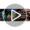 Halloween Inflatable Decor Alien Campfire - Cute Roasting Marshmallows with Built-in LEDs