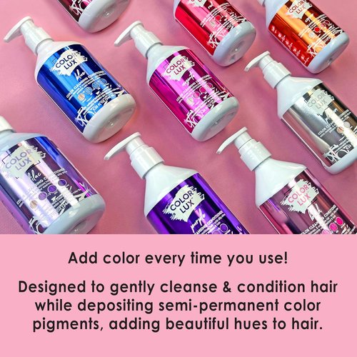 Color Lux Cleansing Conditioner - 3-in-1 Silver Color Depositing Formula | Vegan & Sulfate-Free, 8.25 oz