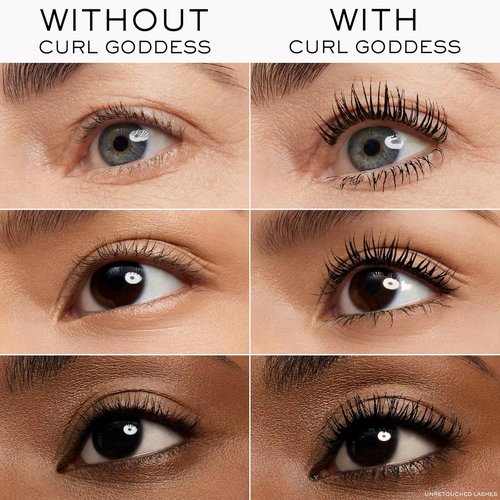 Lancôme Curl Goddess Mascara - Volumizing & Curling Formula for Dramatic Lashes | 01 Black, 30H Hold