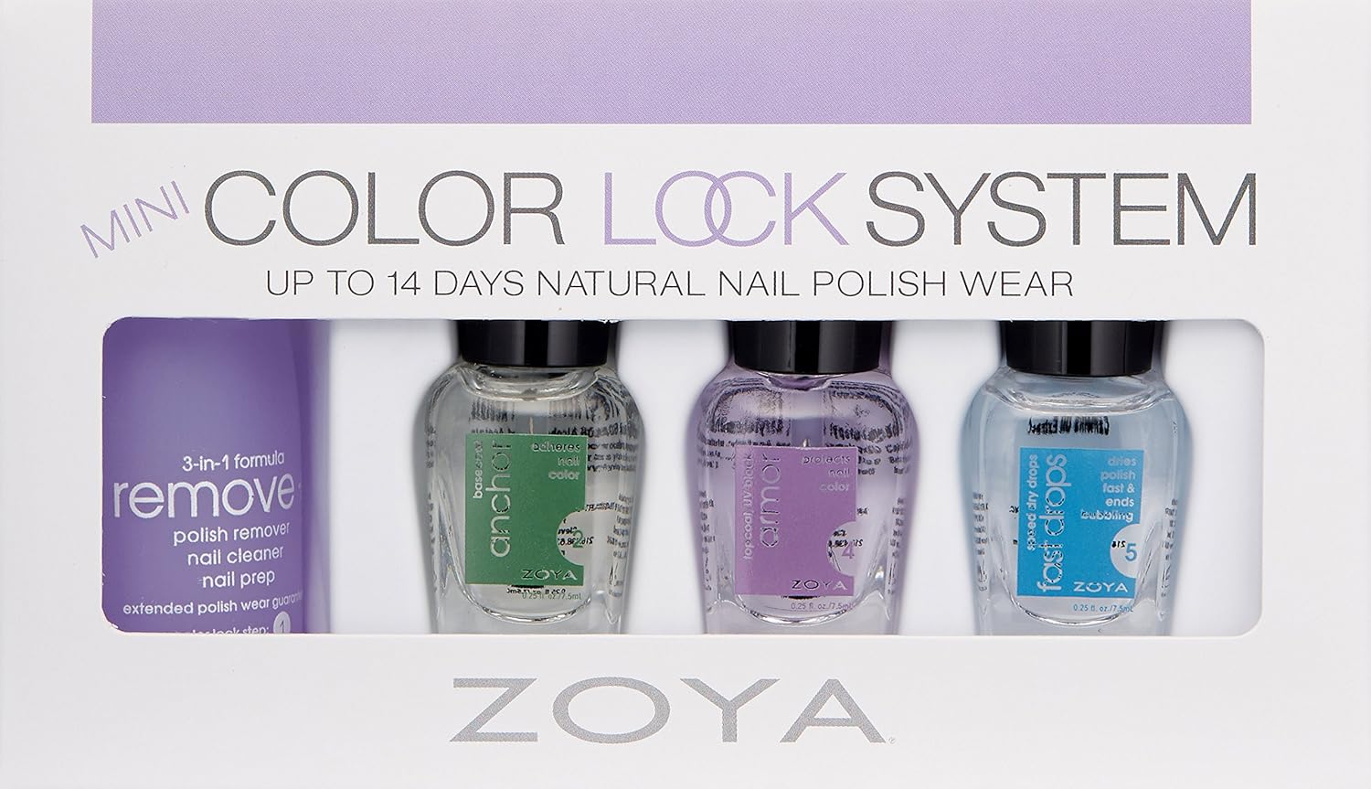 Zoya Mini Nail Polish Kit - Vibrant Colors for Perfect Manicure | 4-Piece Set