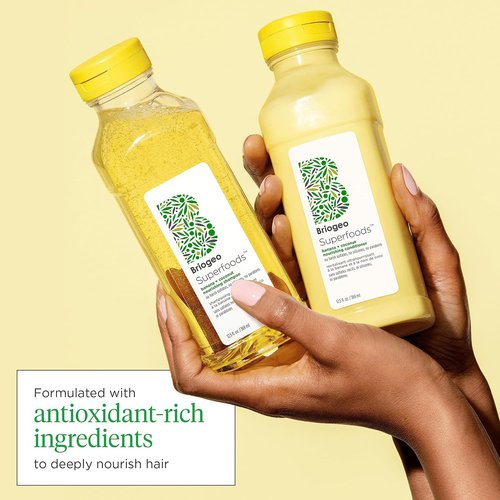Briogeo Superfoods Banana + Coconut Hair Pack - Hydrating Moisture for Dull, Dry Hair | 2 x 12.5 fl oz