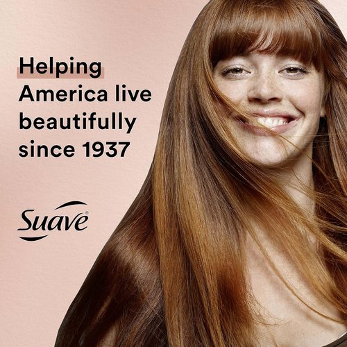 Suave Professionals Smoothing Shampoo - Keratin Infusion for Dry Hair | 48-Hour Frizz Control, 28 oz (Pack of 4)