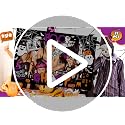 Halloween Photo Booth Props Set Ghost Pumpkin Spiders Bat Selfie Decorations
