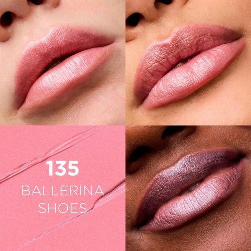 L'Oreal Paris Colour Riche Satin Lipstick - Creamy Hydration with Argan Oil & Vitamin E | Ballerina Shoes, 1 Count
