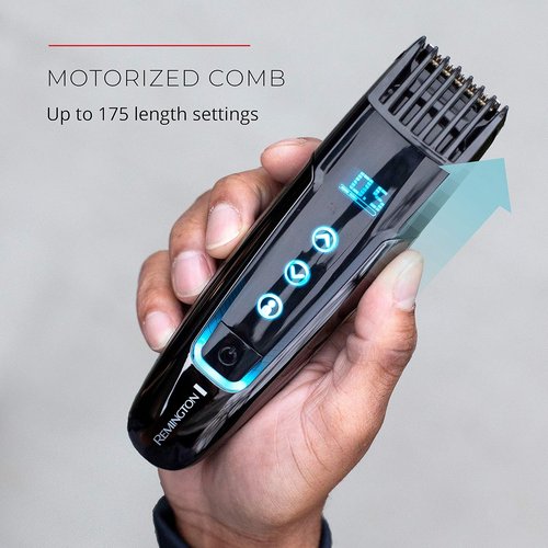 Remington MB4700 Smart Beard Trimmer - Memory Settings & Digital Touch Screen | Rechargeable & Cordless