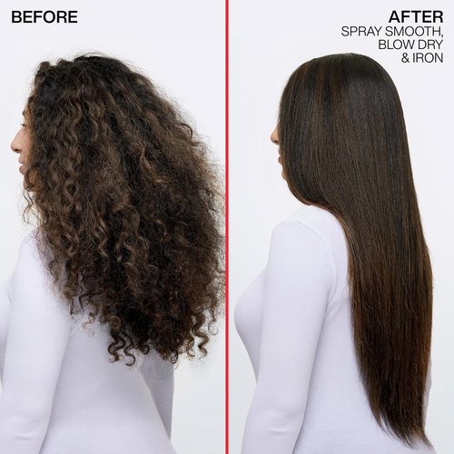 Redken Spray Smooth Anti-Frizz Hair Spray - Frizz Control & Heat Protection | Paraben & Sulfate-Free