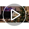 Halloween Ghost Tree Topper with Timer & Lights - 10.5 Inch Indoor Christmas Decor