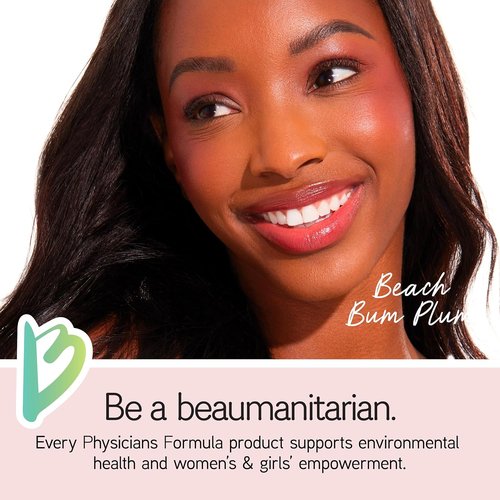 Physicians Formula Butter Glow & Go Multiuse Stick - Ultra-Creamy Murumuru Butter Formula | Radiant Beach Bum Plum Finish
