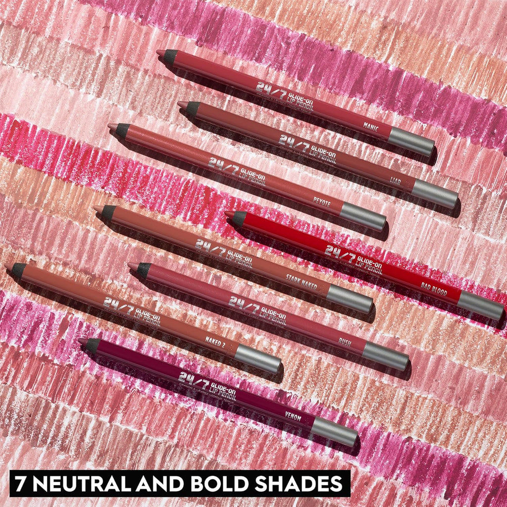 Urban Decay 24/7 Glide-On Waterproof Lip Pencil - Smudge-Proof, Long-Lasting, Moisturizing Formula - 0.04 oz