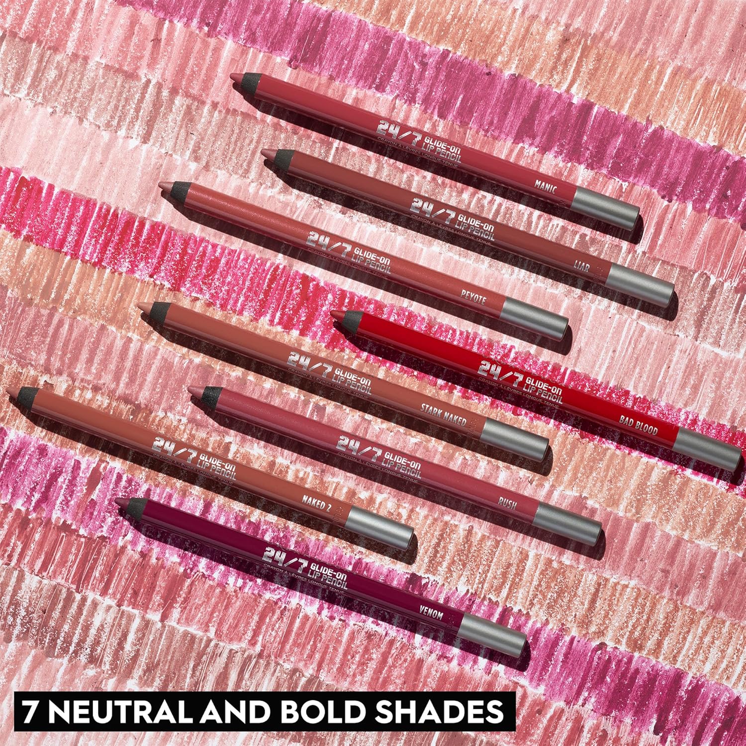 Urban Decay 24/7 Glide-On Waterproof Lip Pencil - Smudge-Proof, Longwearing, Moisturizing Formula - 0.04 oz