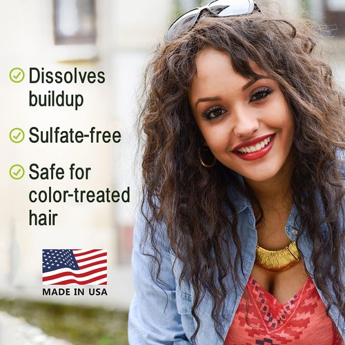 NOTHING BUT Clarifying Shampoo Sulfate-Free Detox for Natural Hair - Hair Shampoo - Removes Buildup - 12oz - Pack of 4
