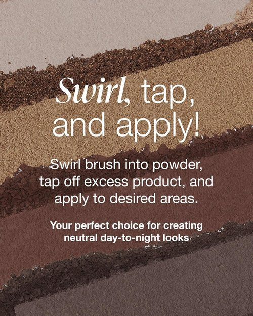 Mineral Fusion Eyeshadow Palette - Vegan Eye Makeup with Matte, Satin & Shimmer Finishes | Natural Lightweight Formula (Coffee Break)