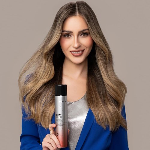 Joico Heat Hero Glossing Thermal Protector - Protects Against Heat, Humidity & UV | Reduces Split Ends & Boosts Shine