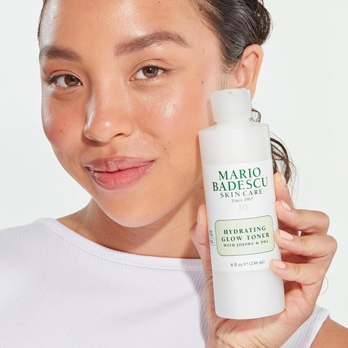 Mario Badescu Hydrating Glow Toner - Brightening Jojoba & PHA Formula for Luminous Skin | Refreshing Facial Toner