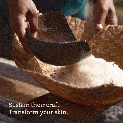 QUR SeaFoam Jasmine Body Butter - Deep Moisturizing Cream with Aloe, Shea & Olive Oil | 6oz for Dry Skin