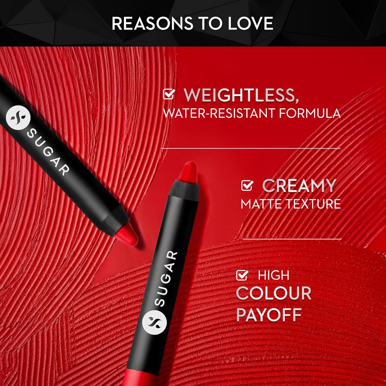 SUGAR Cosmetics Matte As Hell Crayon Lipstick - Long-Lasting 8+ Hours | 2.8g - 07 Viola