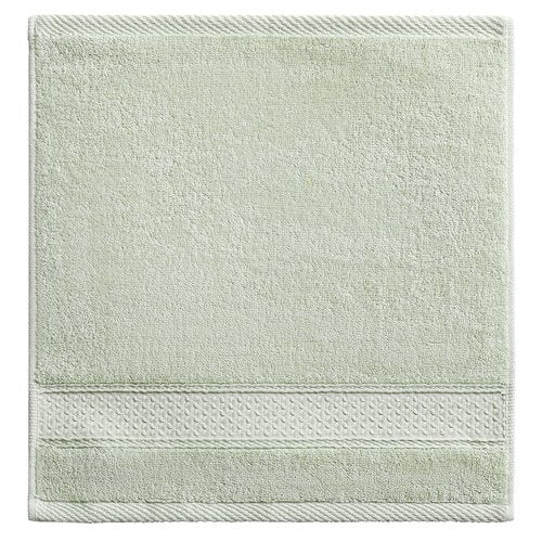 QAJ 6 Pack 100% Cotton Washcloths Set, Highly Absorbent and Soft Feel Fingertip Towels, 13 x 13 in Quick Dry Face Cloths