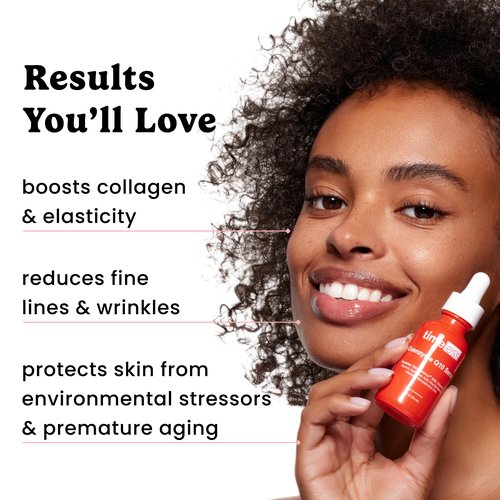 Timeless Skin Care Coenzyme Q10 Serum - Skin Care Serum for Smoothing - Fragrance-Free - Coenzyme Q10 - with Hyaluronic Acid - 1 oz