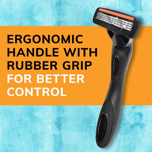 BIC Flex 4 Hybrid Men's 4-Blade Disposable Razor, 2 Handles and 20 Cartridges, Smooth and Close Shave