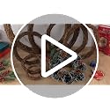 6 Inch Grapevine Wreaths Set - Natural Rattan Garland for Christmas & DIY Decor - 6 Pieces