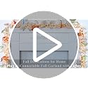 9ft Fall Garland Lights with 50 Warm Incandescent Bulbs - Indoor Outdoor Thanksgiving Decor