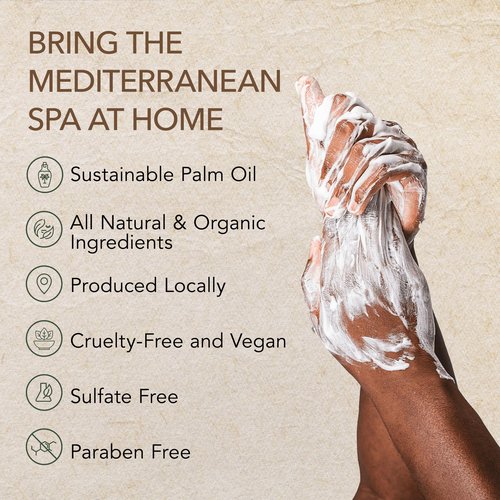O NATURALS 100% Natural Bar Soap - Gift Set - Organic Ingredients & Essential Oils - Spa Gifts for Women & Men, Body Wash & Face Soap - 6PC Black Soap Collection