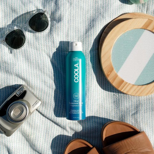 COOLA Organic Sunscreen SPF 50 - Dermatologist Tested Sunblock Spray for Daily Protection | Vegan & Gluten Free