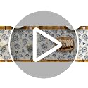 13 x 108 Inch Christmas Table Runner - Blue Winter Holiday Decor - Artoid Mode
