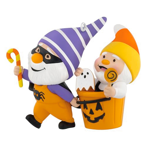 Hallmark Keepsake Halloween Ornament Gnothing But Treats Gnome Variation