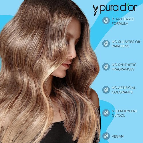 PURA D’OR Moisture Protect Cleansing Conditioner - Detangles & Restores Hair with Argan Oil | 16oz, Sulfate-Free, All Hair Types