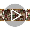 Christmas Tree Gift Table Runner 13x108 Inch Red Holiday Decor - Artoid Mode