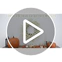 Fall White 26 Inch Realistic Autumn Wreath for Front Door Outside - Halloween Decor