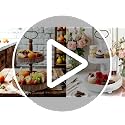 2-Tier Rustic Wooden Serving Tray Stand - Farmhouse Decor for Kitchen & Home