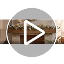 Fall Garland with Pumpkins and Lights - 9ft White/Green Autumn Decor