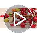 Ceramic Chili String Decoration - Faux Red Pepper Garland for Kitchen & Home Decor - Variation of THIS listing