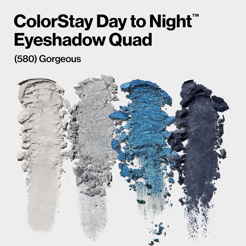 Revlon ColorStay Eyeshadow Quad - Longwear Palette with Transitional Shades | Crease & Smudge Proof, 0.16 oz