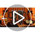 Halloween Pumpkin Face 40oz Insulated Tumbler Cup with Handle & Straw - Variation 01