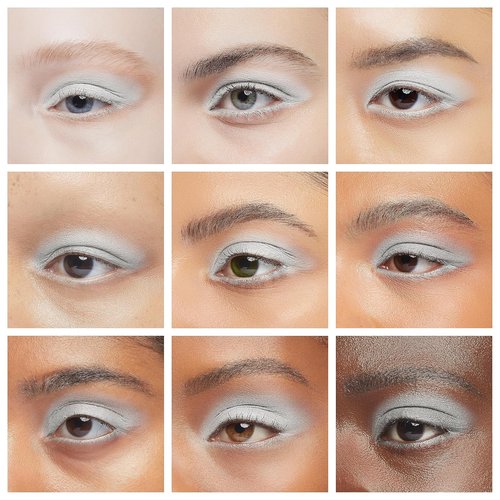 IS'MINE White Matte Eyeshadow Powder Palette - High Pigment, Long-Lasting Intensity, Perfect for All Skin Tones