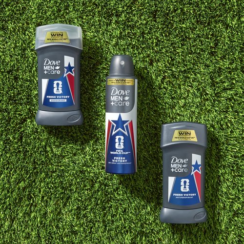 Dove Men+Care Deodorant Stick Fresh Victory for 72H Protection Neutralizes Odor 3.0 oz