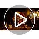 Accessory Cord with 3 LED Light Bulbs - Christmas Village Light Set - 6 Pack - Warm White