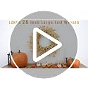 26 Inch Realistic Fall Wreath for Front Door - Wheat Variation