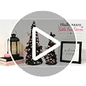 Pink Lighted Halloween Tree - Black Halloween Decorations for Home - Variation of THIS listing