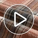 Rust Farmhouse Table Runner 13x108 Inch - Fall Plaid Decor - Artoid Mode Variation 13" x 108" Rust