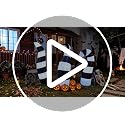 Halloween Inflatable Worm Decor with Built-in LED Lights - 3 Pack, 4.5-6 Feet
