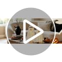 Halloween Ghost Decorations with Pumpkins – Battery-Operated LED Spooky Yard Decor