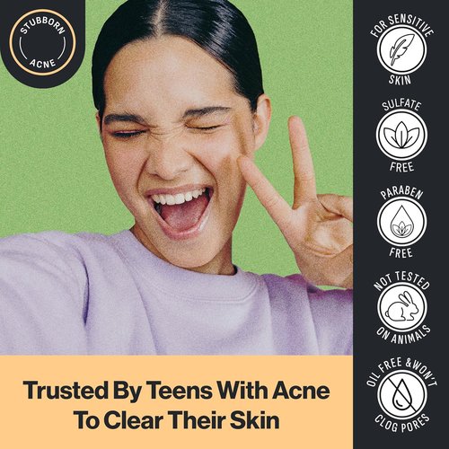 Oxy Acne Body Wash - 2% Salicylic Acid for Teens | Hydrating & Fast-Acting Breakout Treatment, 9 fl oz