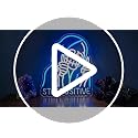 Blue Stay Positive Skeleton Neon Sign Wall Decor - Motivational LED Light for Man Cave Pub Bar Halloween