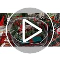 Christmas Wreath Storage Bags - 30 Inch Clear & Red, 6 Pieces with Dual Zippers & Handles