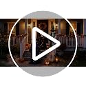 MCJC Halloween Witch Decorations Outdoor Set of 3 Light Up Stakes - Black