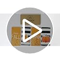 Fall Kitchen Towels Set - 4 Thick Pumpkin & Maple Leaf Dish Towels for Autumn Decor